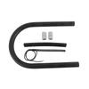 For BMW K100 K100LT K100RS K100RT K Series Motorcycle Rear Rack Holder Support Seat Tube Loop Frame Hoop With LED Light Strip
