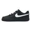 Nike Court Vision Slip Resistant Abrasion Resistant Low top Skateboard Shoes Unisex Black White DH2987-002(Team505-)