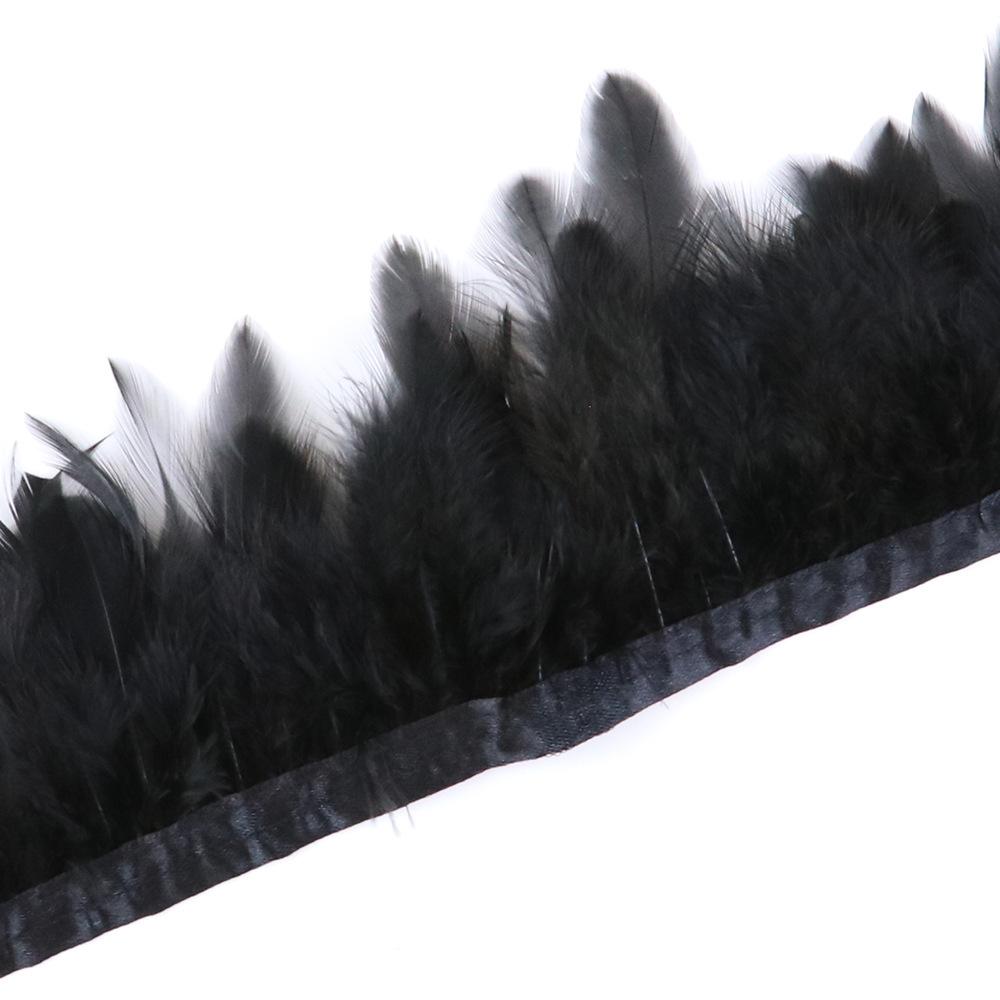 8-10Cm Woman Hair Cloth Edge Dress Skirt Chicken Feather Lace Jewelry Diy Material Stage Performance Color