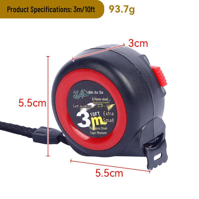 

Durable Self-Locking Engineering Tape Measure - Hardened, Drop-Resistant, Thickened Steel Ruler