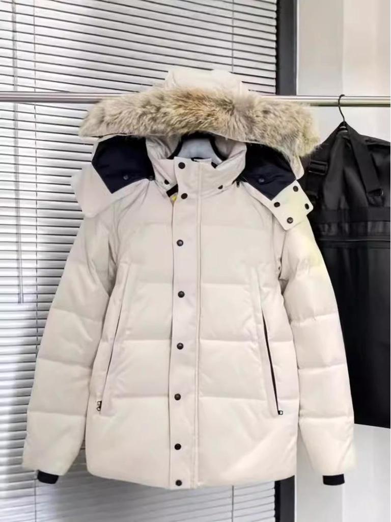 Men's Parka with Wolf Fur Collar - 29 Styles of Canadian Wyndhaw Goose Down Jacket