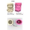 Wreath Girl Vase Silicone Mold Scented Cement Ornament Homemade DIY Flower Pot