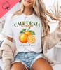 California Orange Magliette Grafiche Donna Potenziate Donna Estetica Classica Frutta Maglietta in Cotone Vintage Camisetas Top