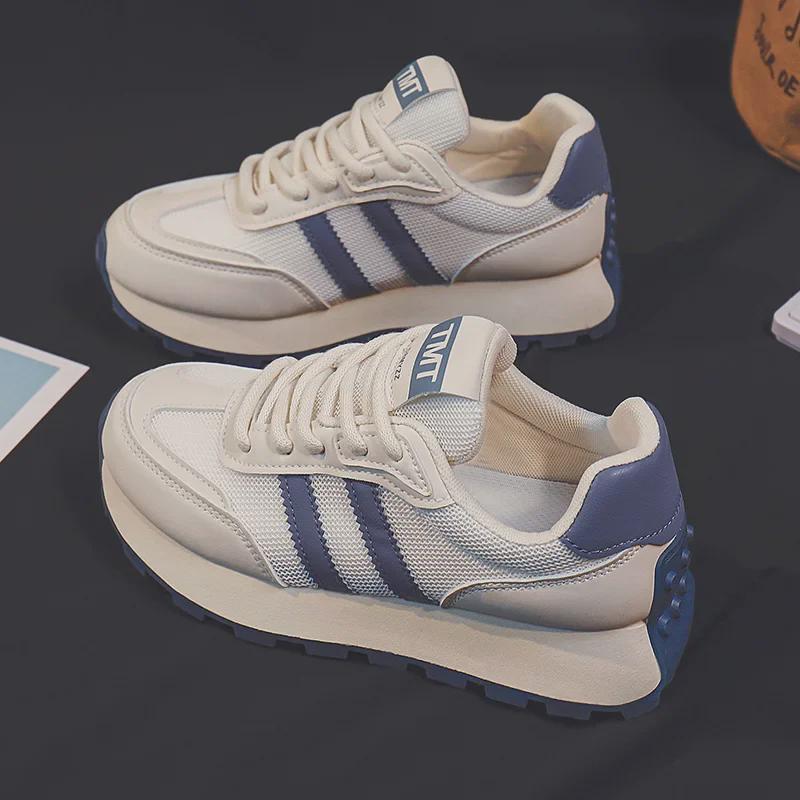 Thick-Soled Women's Mesh Waffle Sneakers - Spring & Summer Casual Sports Shoes FD-6688-1