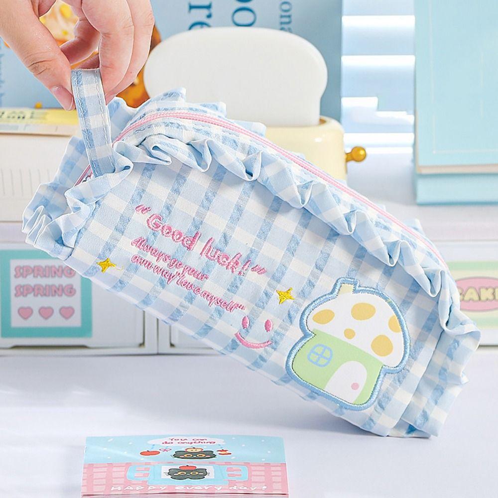 Cosmetics Storage Stationery Storage Bag Large Capacity Pen Pencil Case  Student