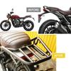 XINMOZR Motorcycle Rear Luggage Rack for Scrambler 400x and Speed 400 Carbon Steel Rack Bracket for Bicycles (2024-2025) - Load-Bearing
