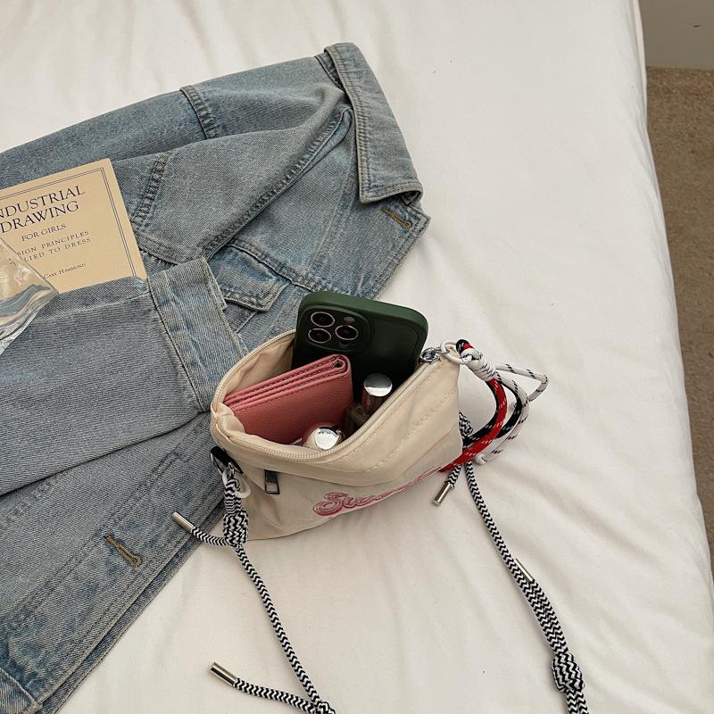 Fashion Casual Outside Handbags Women's Nylon Canvas Crossbody Bags Large Coin Money Change Mobile Phone Storage Shoulder Bags
