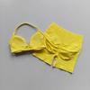 Yoga Set for Women, Breathable Quick-Dry Fitness Training Wear, Beautiful Back Design, Supportive Bra, High-Waisted Butt-Lifting Shorts for Summer