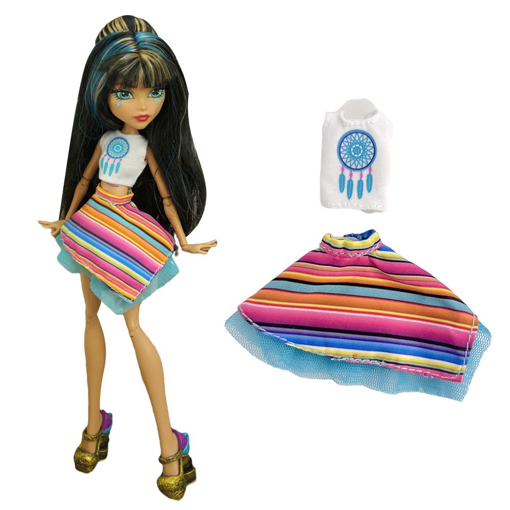 NK Mix 27 CM Doll Clothes 10.5 Inch Doll Accessories Party Cosplay Collection Skirt Coat Fashion Dress 11" Doll House Toy JJ