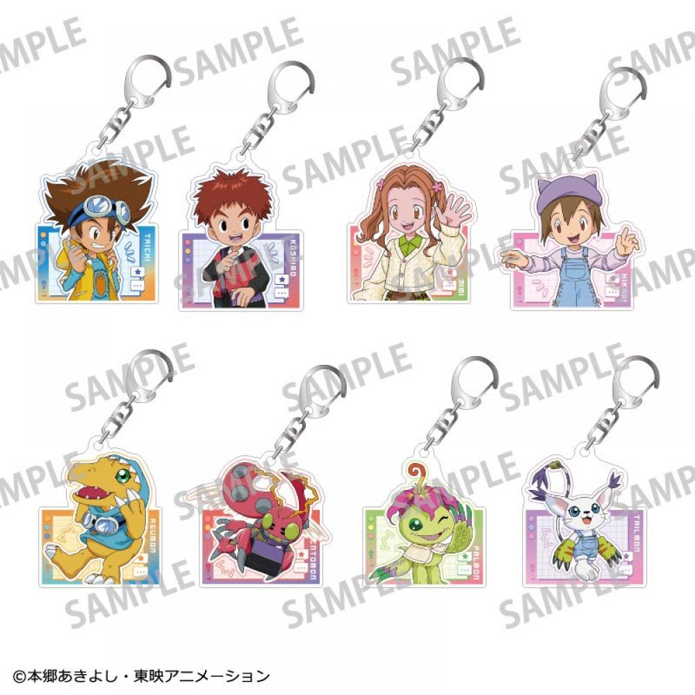 

Digimon Digimon Adventure Trading Acrylic Keychain Vol.1 Link Coordination 1box 8pcs
