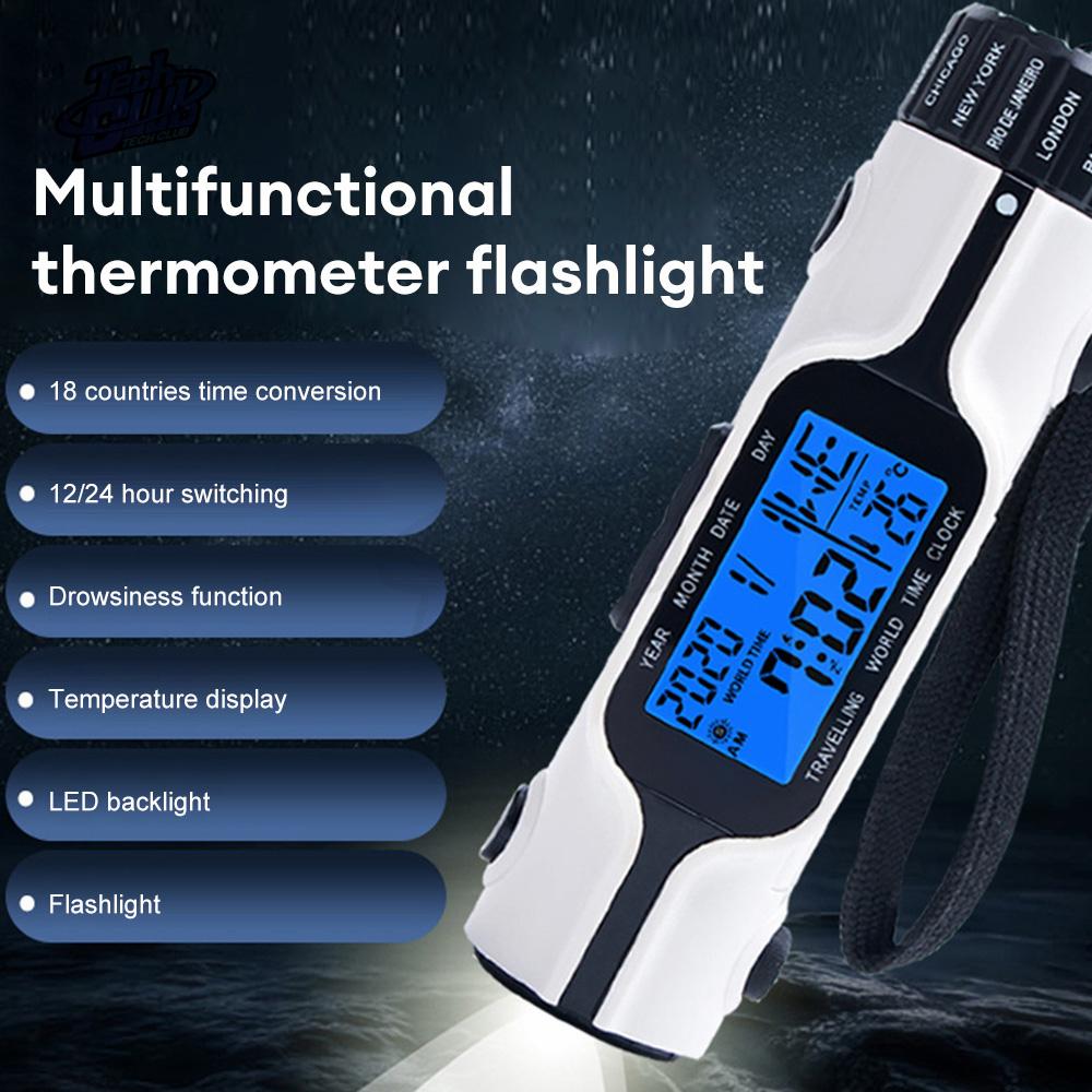 Backlight Clock Digital Alarm Flashlight Snooze Display Time Electronic Temperature Clock Home  Supply