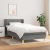 3130146 vidaXL Divan Bed with Mattress Dark Grey 80x200 Cm Fabric