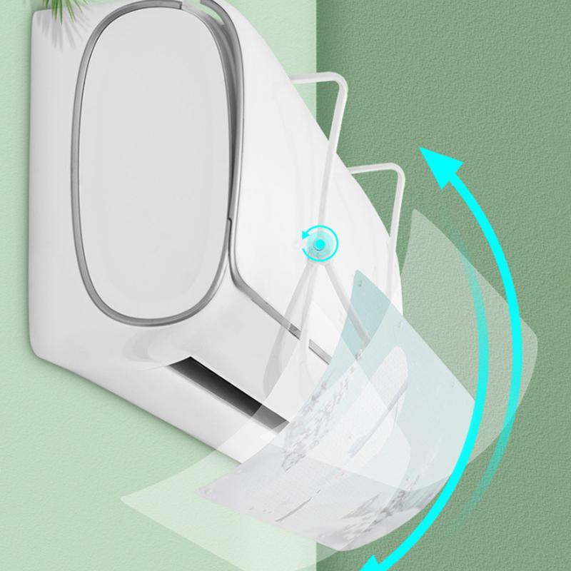 Déflecteur de sortie d'air anti-soufflage direct pour climatisation, réglable et sans perforation