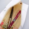 Large Cute Pencil Case Pen Box Zipper Bags Marble Makeup Storage Supplies