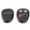 2 Pack 3 Buttons Keyless Car Remote Fob LHJ011 Replacement for       2003 2006 ABS Black