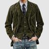 European And American Style Men's Suit Jacket Corduroy Casual Urban Commuter Simple Solid Color Vest Jacket