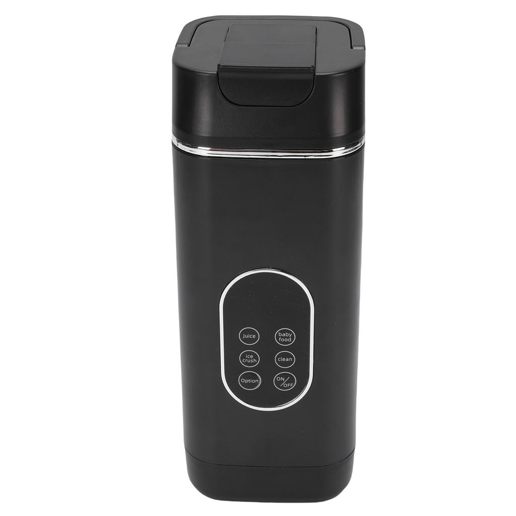 Portable Blender 12 Blade USB Charging Digital Display Smoothie Maker Travel Blender Black