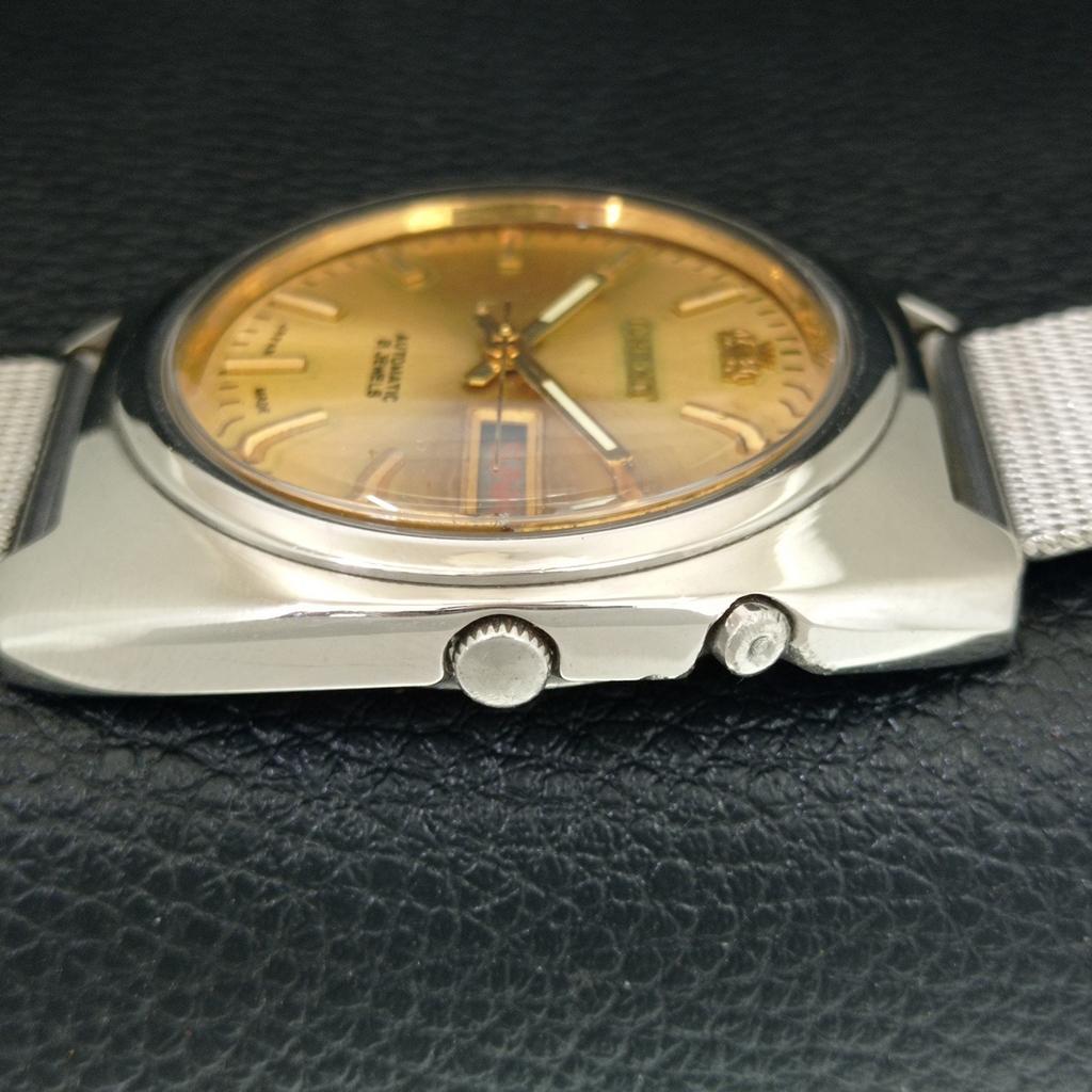 ORIENT AUTOMATIC 46941 VINTAGE JAPAN MENS ORIGINAL DIAL WATCH a704943-1