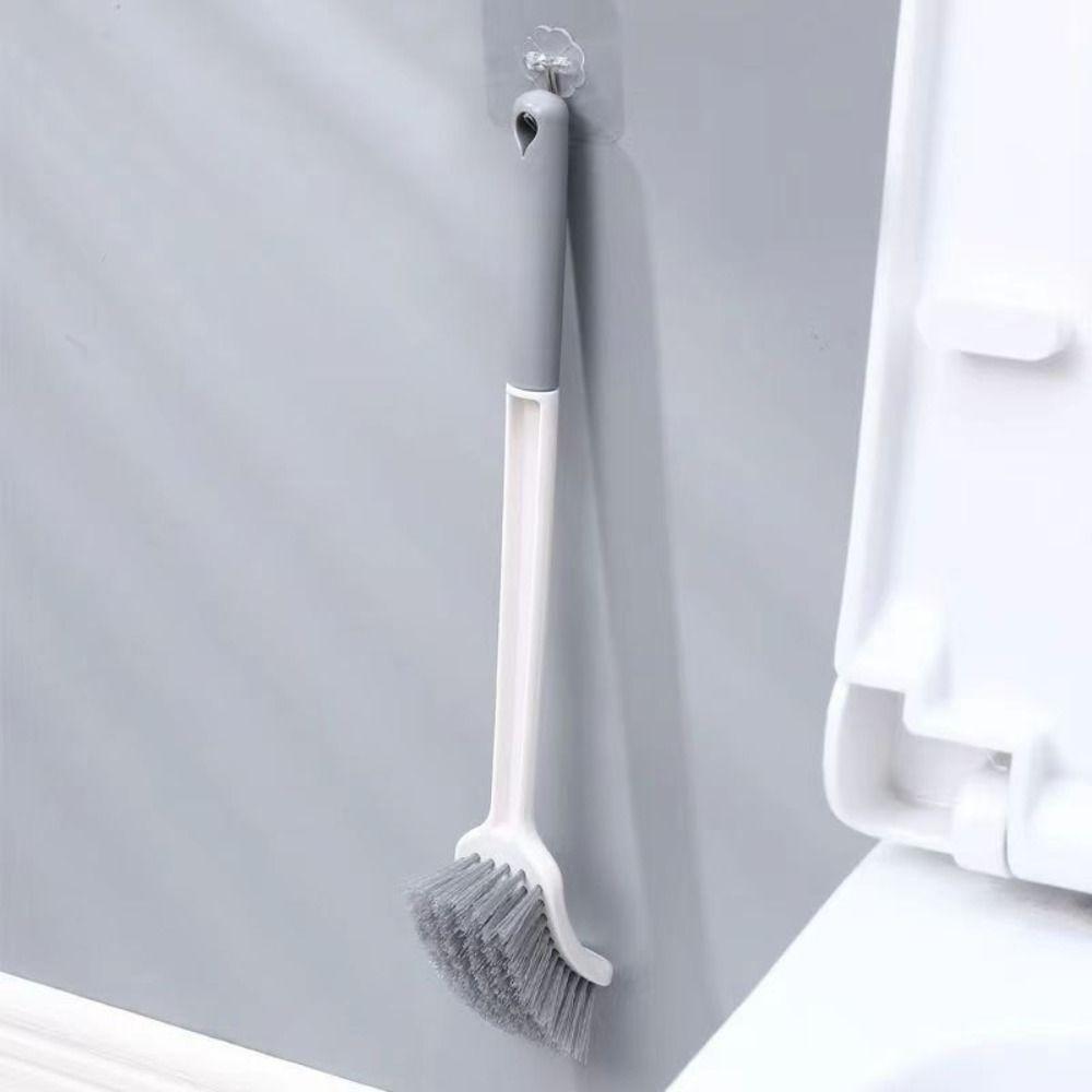 Long Handle Toilet Brush Soft Hair No Dead Corners Corner Gap Brush Wall-mounted Toilet Cleaning Brush