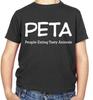 PETA People Eating Tasty Animals Kids T-Shirt - Joke - Funny - Present - Gift