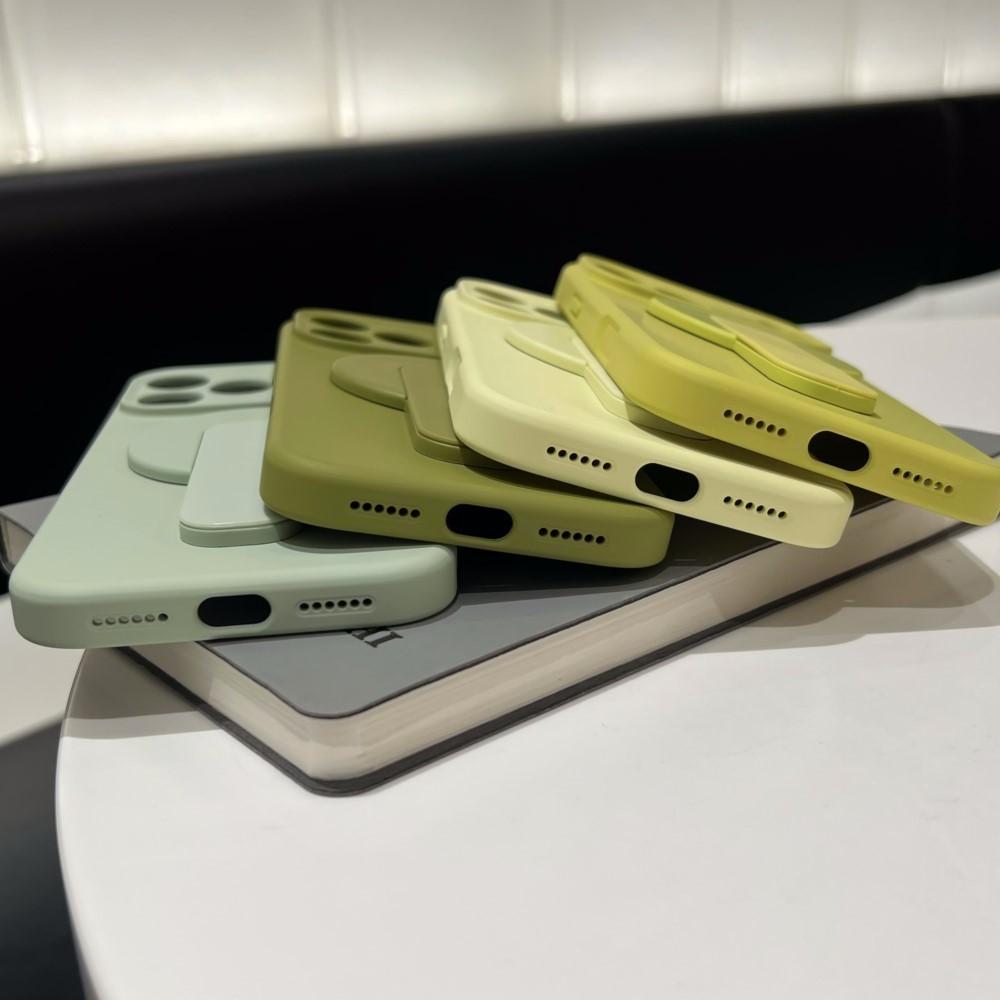 Płynny Silikonowy Uchwyt Miękkie Matowe Etui dla Apple iPhone 17 Air 16 Plus 15 14 13 12 Pro Max 11 2W1 Pokrowiec do Ładowania Magsafe
