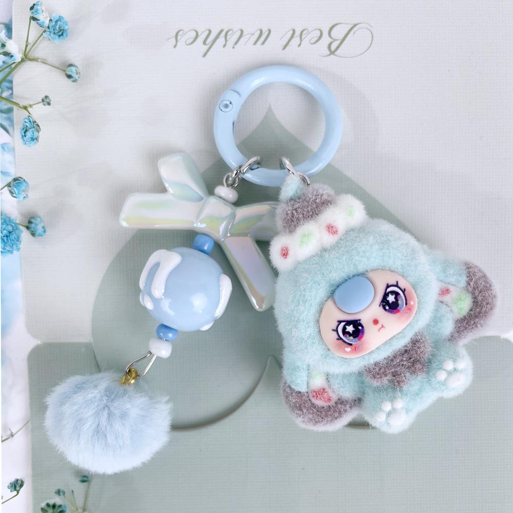 Felted Sweets Accessories for Three-year-olds Cartoon-themed Cute Charms Keyrings Bag Charms Trendy Trinkets