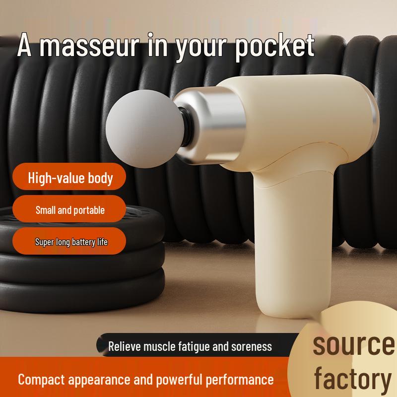 

Компактный электрический перкуссионный массажер для расслабления мышц Ivory + 4 heads