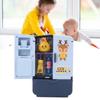 Simulation Intelligent Refrigerator Double Door Kitchen Toys Set Children Play House Toy