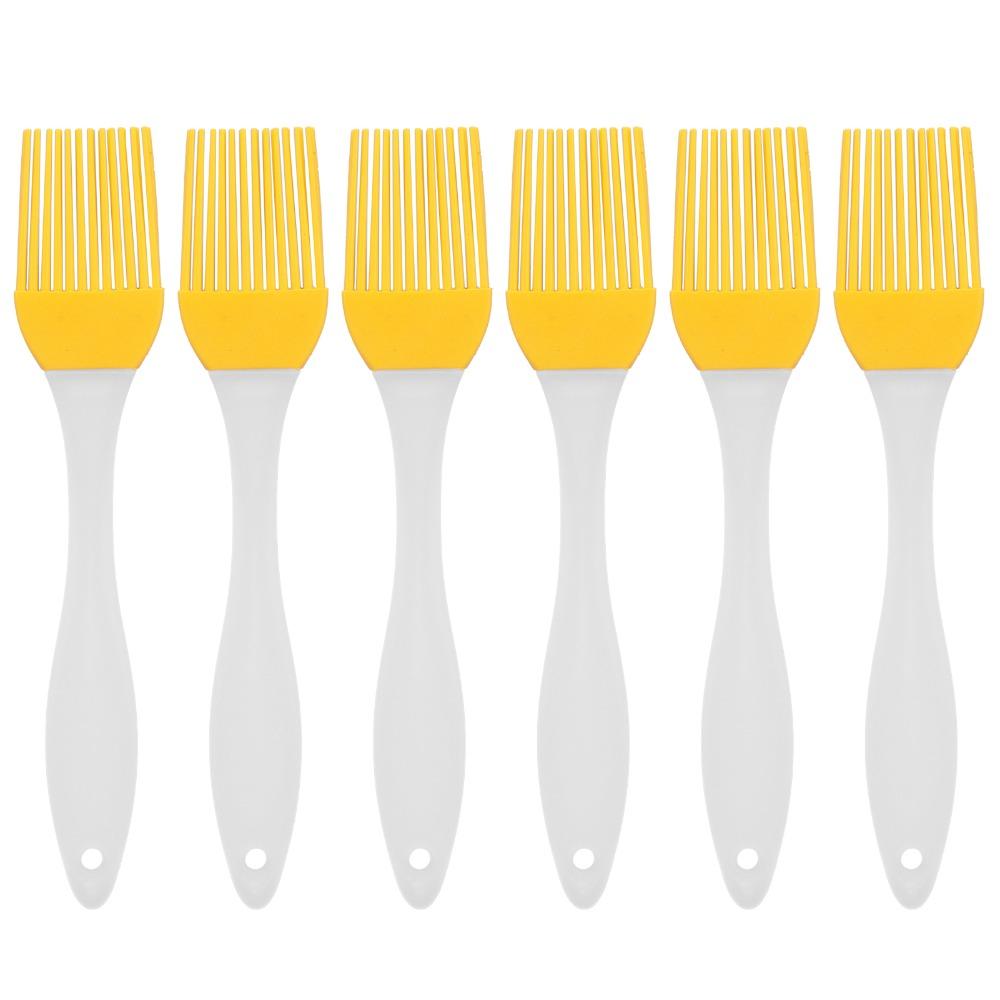 6Pcs Food Grade Grill Scrubber Heat resistance Pastry Scrubber Kitchen Gadget Basting Brush  BBQ