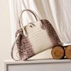 Crocodile‑Embossed Genuine Cowhide Shell Handbag 2026 New for Women, Large‑Capacity Hand‑Carry Crossbody Commuter Shoulder Purse