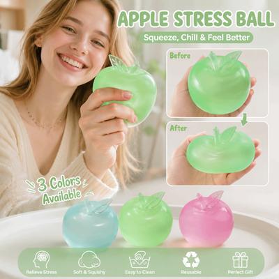 Apfelform Stressabbau Spielzeug Anti-Stress Sensorisches Fidget Spielzeug Plastizität Quetschspielzeug für Erwachsene Kinder