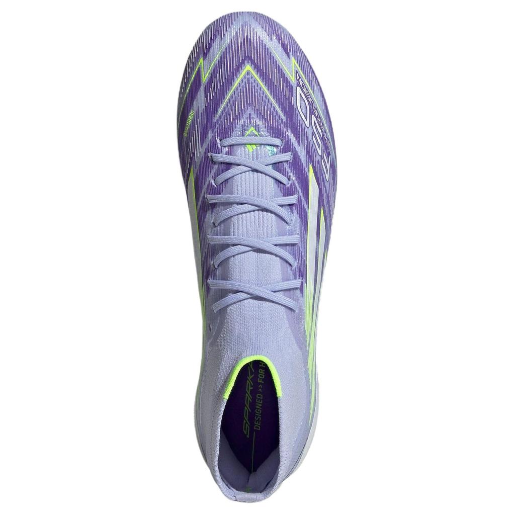 Adidas F50 Sparkfusion Elite Mid FG AG Radiant Blaze Pack Women Sneakers Purple Violet-Tone Lucid-Lemon JH7648