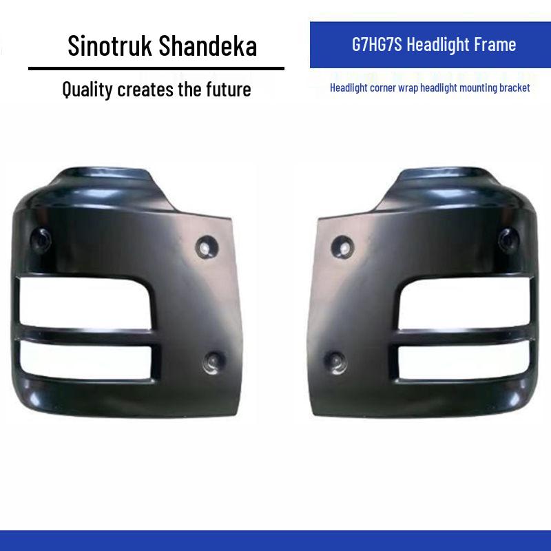

Compatible Parts for Sandeka G7H Dump Truck: Bumper Assembly, G7S Headlight Trim, C7H Corner Cover, Headlight Bracket Standard