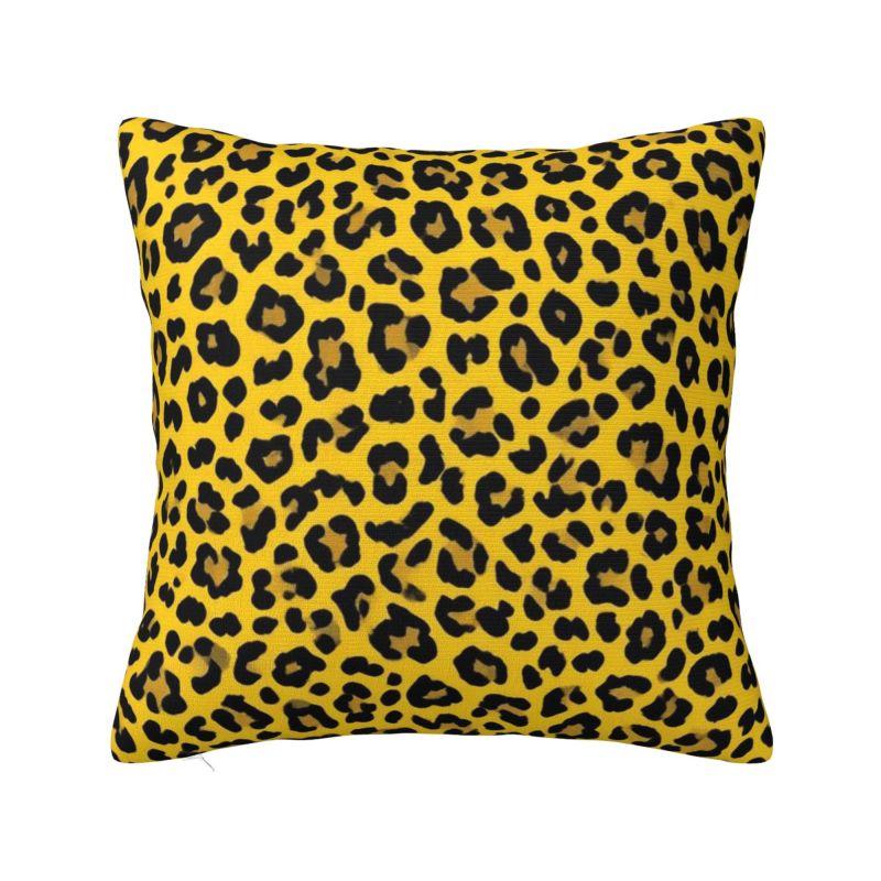 Colofrul Rainbow Leopard Throw Pillow Case Home Decorative Modern Cushions Cover For Sofa Chair Square Polyester Pillowcase