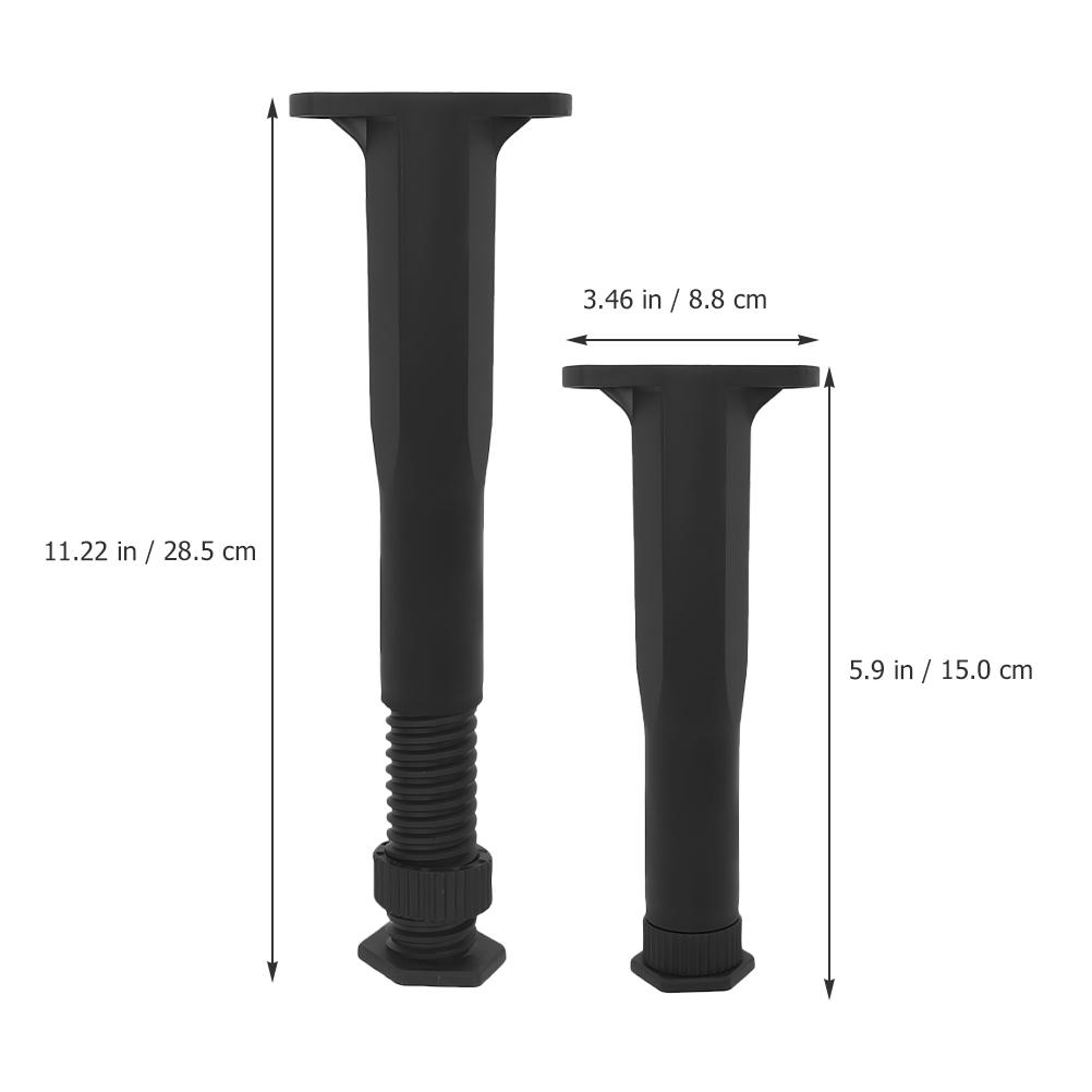 4pcs Adjustable Frame Legs T-Shaped Height Adjustment Support For Bed Base Bed Frame Support Leg Replacement Parts Furniture