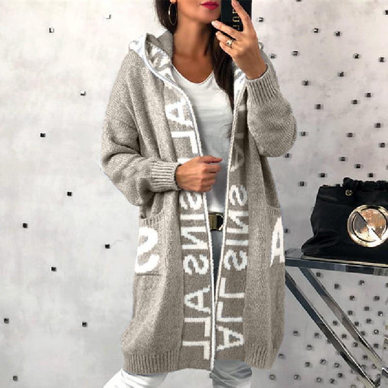 YYFS Women's Fashion Casual Fall Winter Long Sleeve Hooded Sweaters
