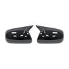 Para Toyota Corolla 2007-2013 Vios Yaris Sedan P90 2008-2013 Capas de espelho retrovisor de carro ABS Fibra de carbono Preto brilhante