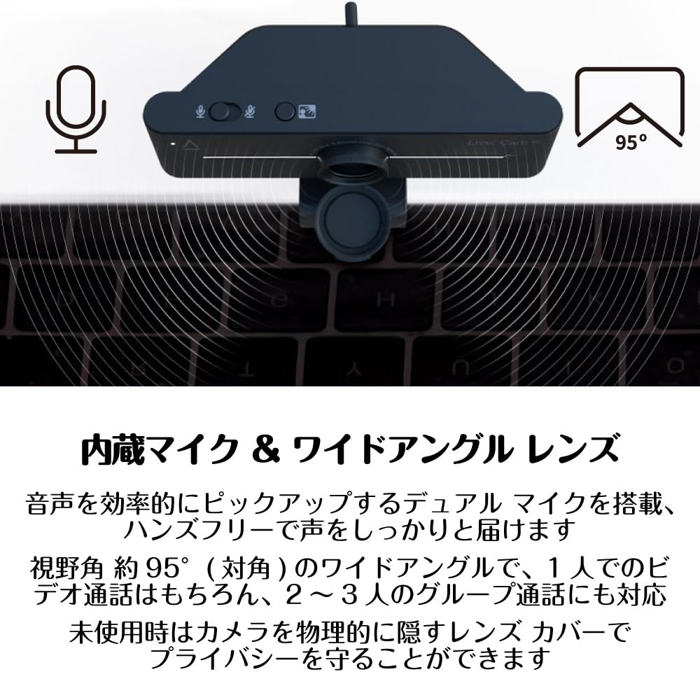 Creative Cam 4K Dual Compensation UHD Webcam Live! Microphone/Backlight LC-4K