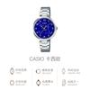 Casio Leo Zodiac Pattern Quartz Movement Stainless Steel Strap Japanese and Korean Watch Women's Watch Blue Dial LTP-E04D-2A
