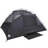 Dome Camping Tent for 4 Persons White & Dark Waterproof
