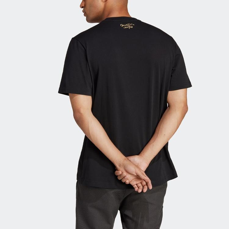 adidas Manchester United Chinese Story T-Shirts 'Black' Men's IC4975