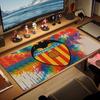 Valencia Club De Fútbol Print Cushion Non-slip Laptop Tablet Big Mousepad XXL Mat Mini PC Playmat With Lock Edge
