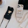 3D Bowknot Crossbody Card Holder Wallet Phone Case for IPhone 17 Air 16 Pro Max 15 14 Plus 13 12 11 XS XR X 7 8 Plus Cover