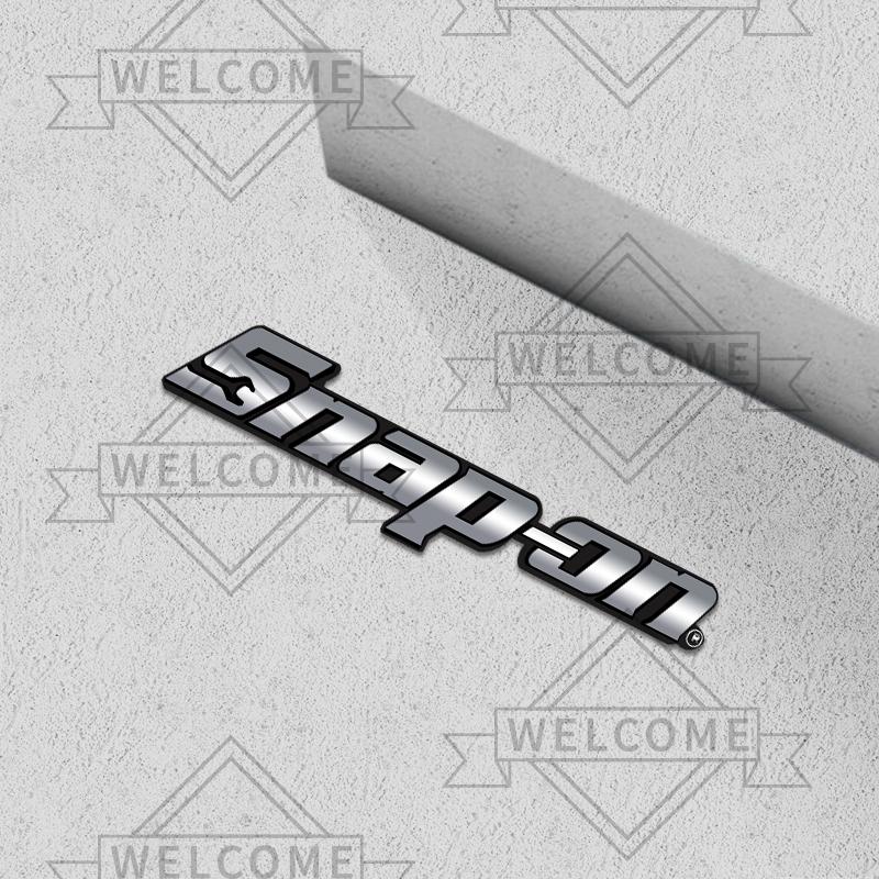 

3D Car Stickers For OEM Snap On Tools Box Toolbox Labeling Grille Emblem Auto Body Badge Trunk Decal Decoration Accessories