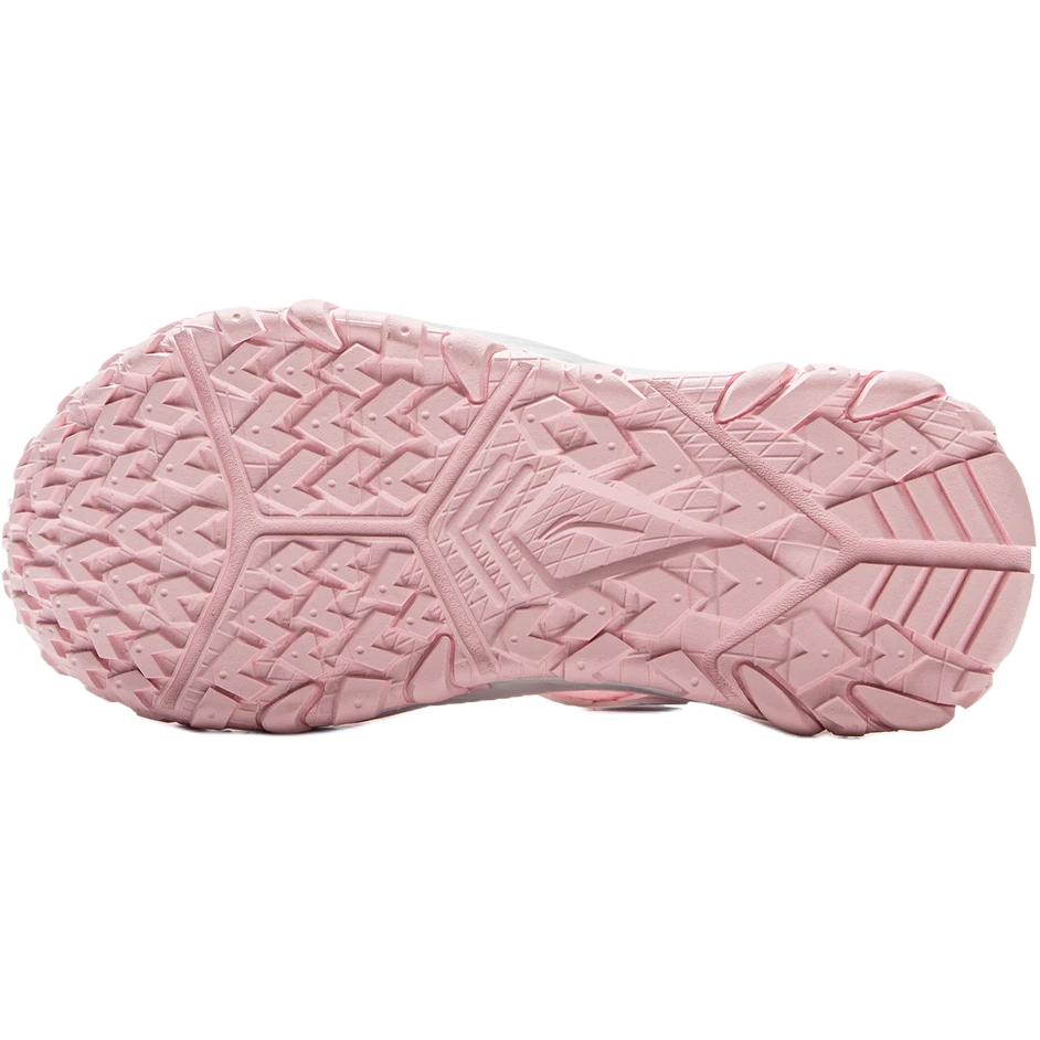 Li Ning Kids Sports Lifestyle Synthetic Leather Fashion Comfortable Non-Slip Wear-Resistant Low-Top Sandals Kids sandals Pink YKKV006-2
