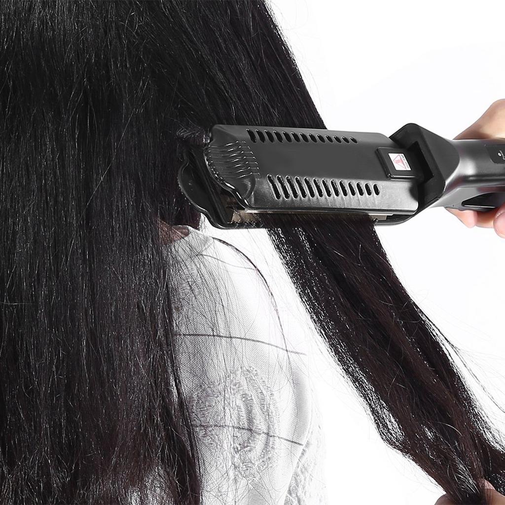 Ceramic Tourmaline Hair Straightener Curler 6 Teeth Corrugated Waved Hair Styling Tools