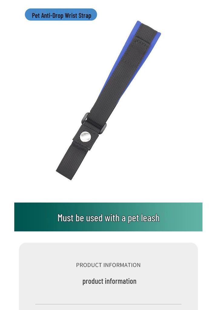 Non-slip Wrist Strap Retractable Dog Leash Holder
