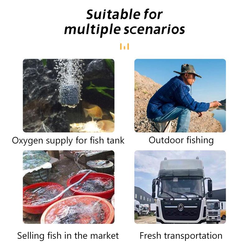 Aquarium Oxygen Air Pump Usb Small Oxygenator For Fish Tank Silent Air Compressor Mini Aerator Portable Fish Tank Accessories