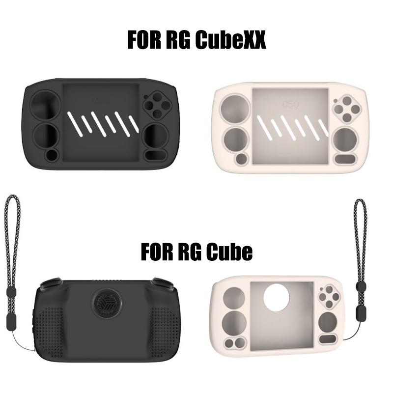 Silicone Case Protective Case for Anbernic RG CubeXX Protective Shell Anti-Scratch Protector for RG Cube Game Accessories