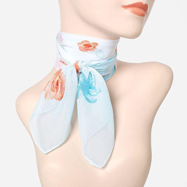Spring Thin Square Small Handkerchief for Women Summer Decoration Fashionable Neck Protection Scarf Winter Scarf